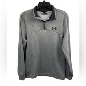Under Armour Carbon Heather 1/4 Zip Pullover Sweatshirt Jacket Size‎ Small Men's